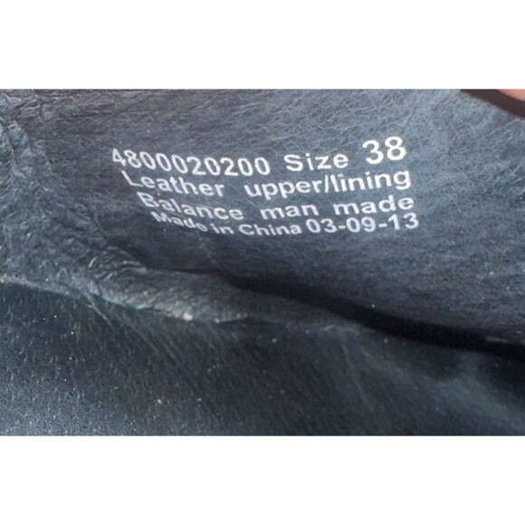 Dansko Tamara Black Full Grain Leather Clogs w/ Buckle Sz Eur 38, US 7.5-8 - Picture 9 of 9